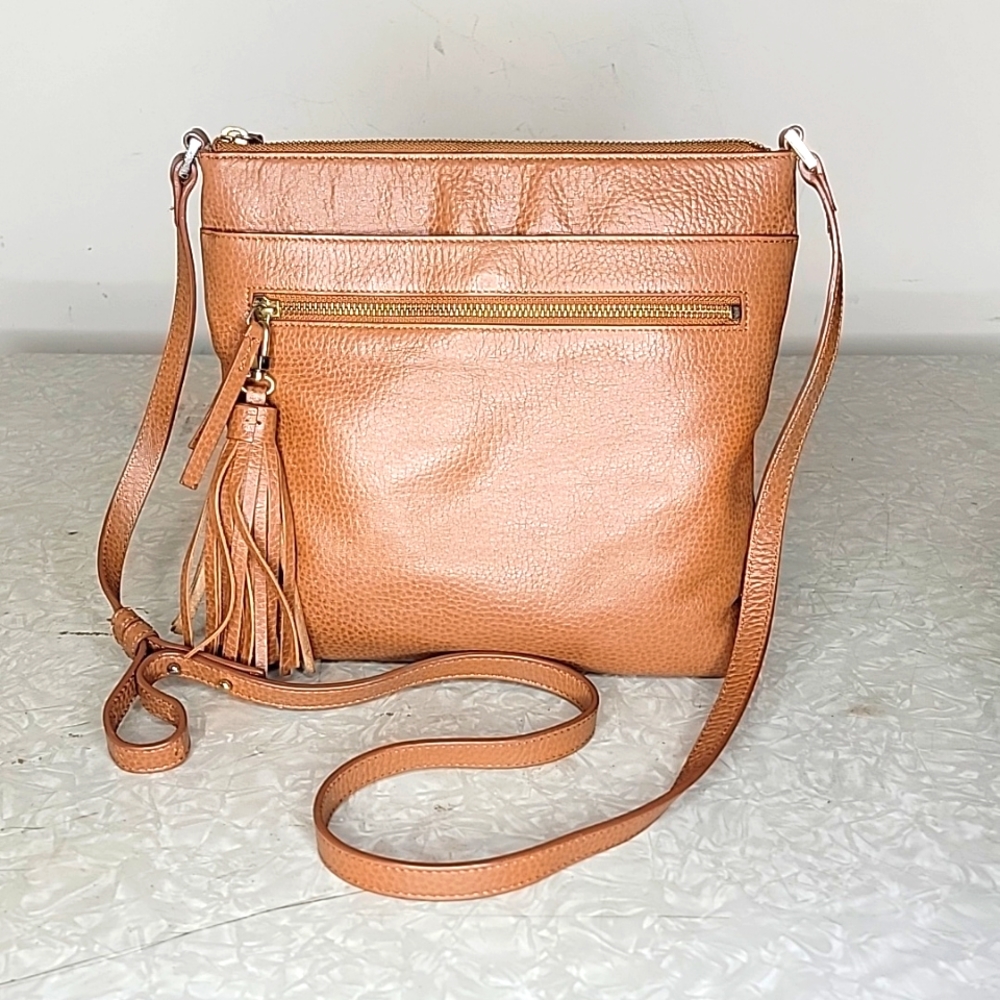 Halogen Light Brown Crossbody Bag